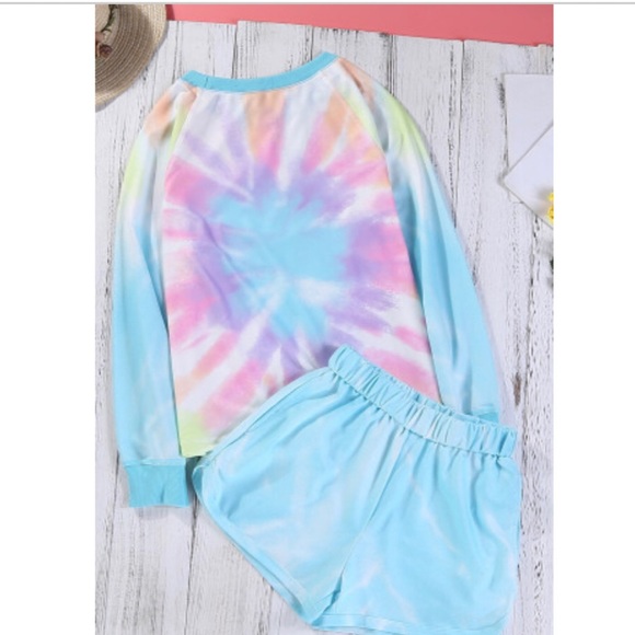 Loungewear Short Set Tie Dye - Picture 8 of 16